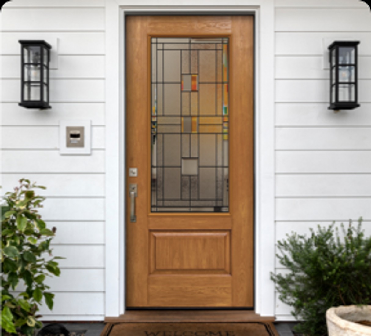 Front Entry Doors | Decorative Glass, Steel Fiberglass Styles